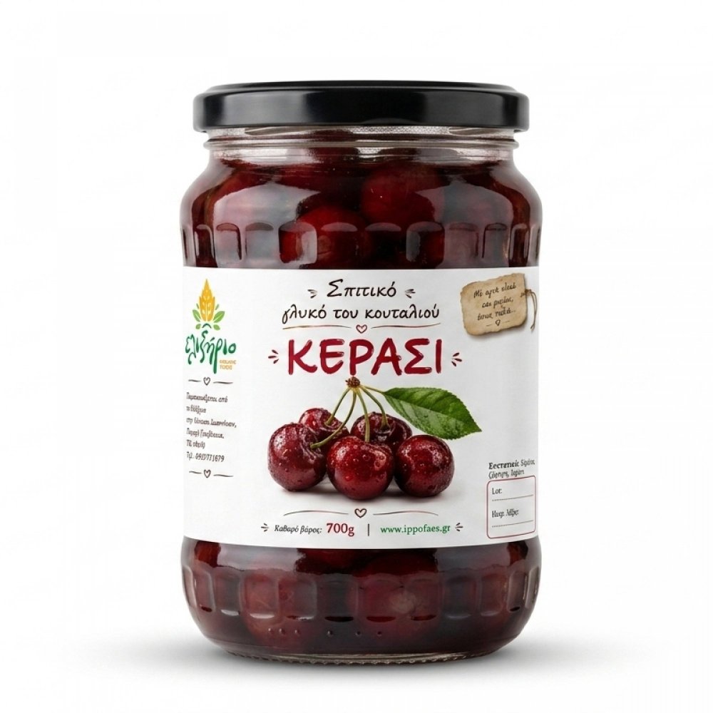 Κεράσι - Γλυκό του κουταλιού 700g
