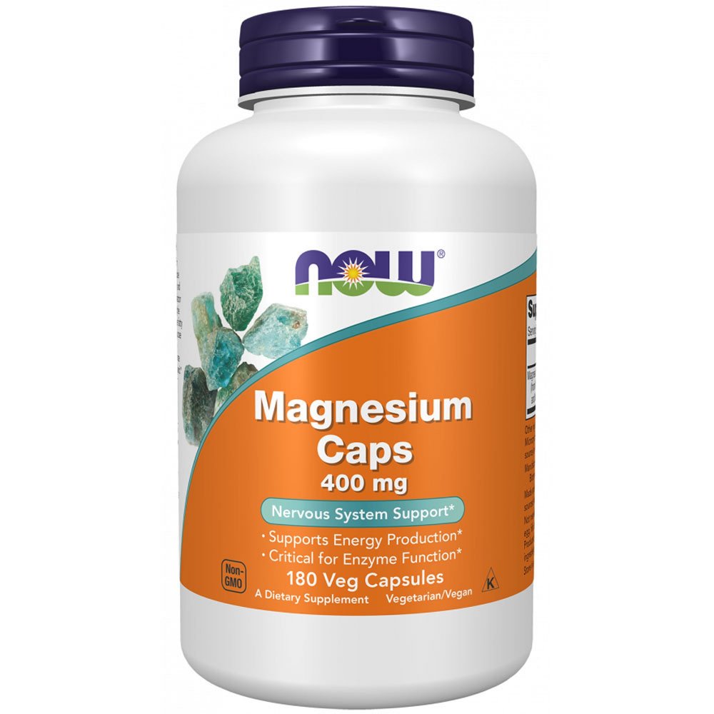 Μαγνήσιο NOW FOODS 400mg - 180 Caps
