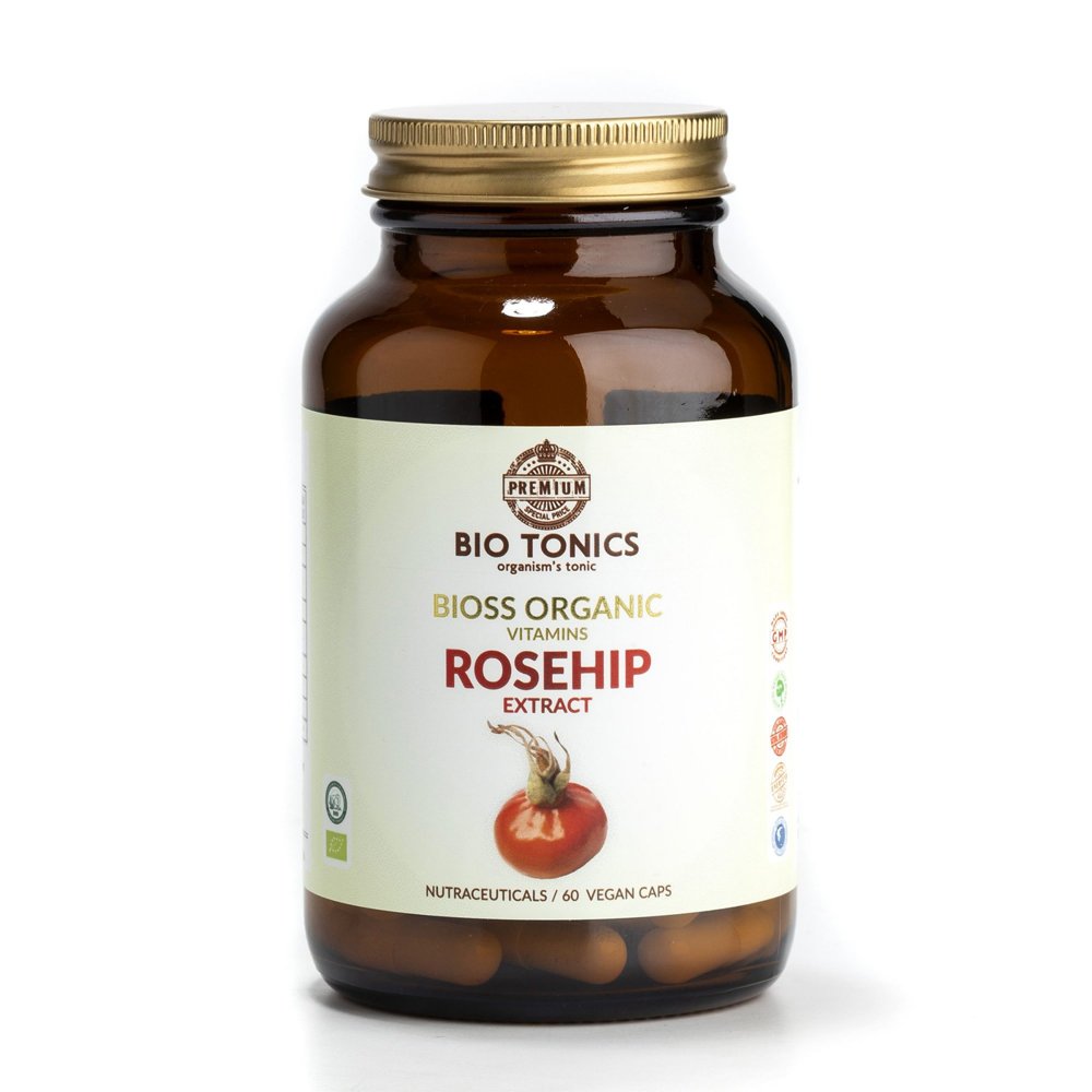 RoseHip (κυνόροδο) Extract 320mg - Βιολογικό - 60 Vegan Κάψουλες