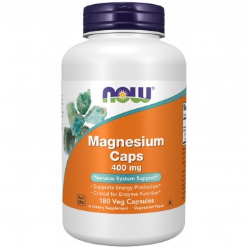 NOW Μαγνήσιο NOW FOODS 400mg - 180 Caps
